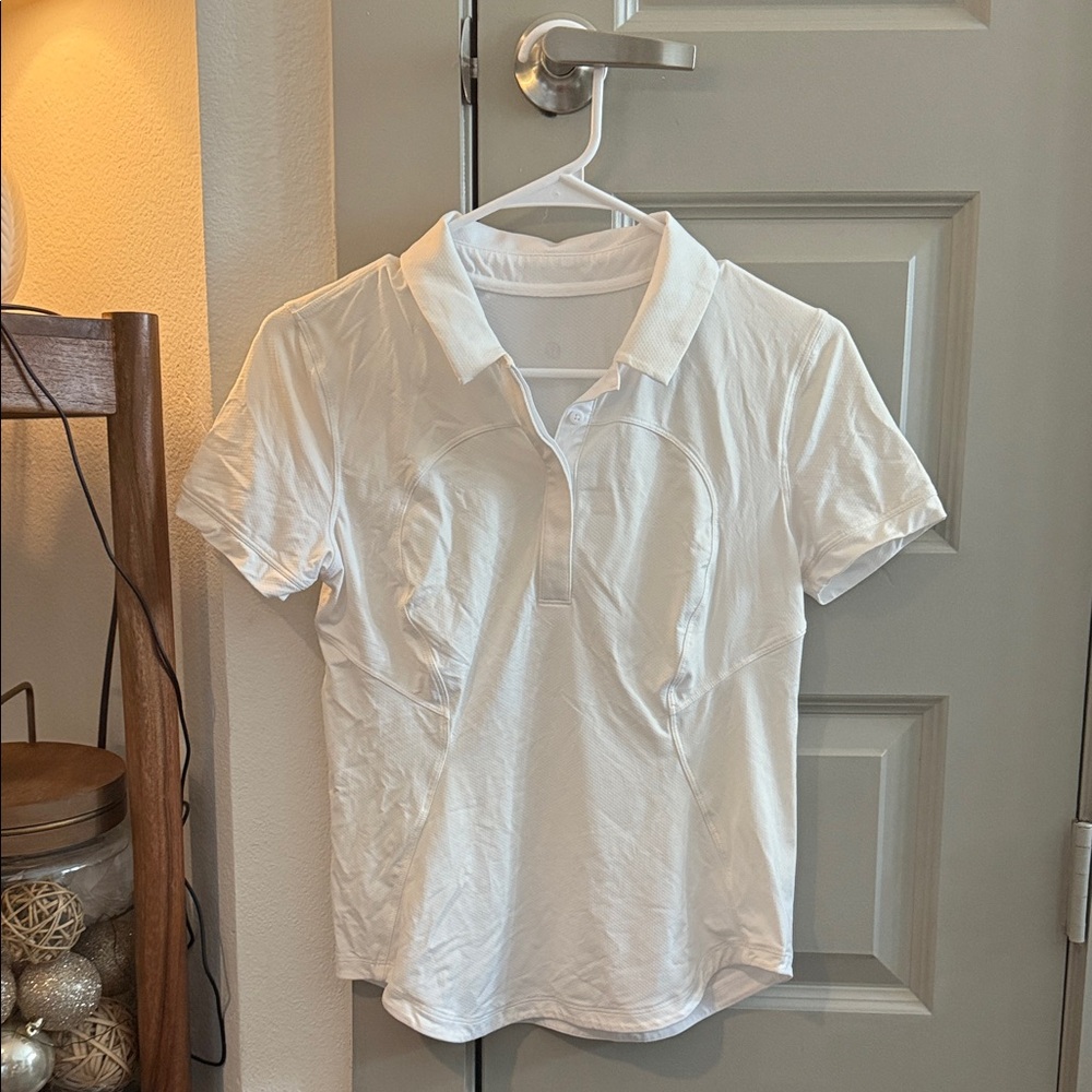 lululemon athletica White Polo Shirt